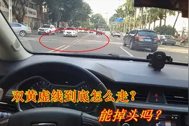一条实线，一条虚线的双黄线怎么走？双黄虚线到底能不能掉头？