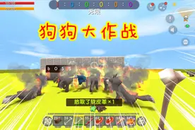 迷你世界：狗狗大作战，欣然带着狗狗打怪，我心狠起来自己人都杀