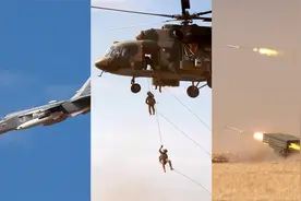 联合军演现场！“恐怖武装”企图颠覆政权 中国等多国出击歼灭视频封面