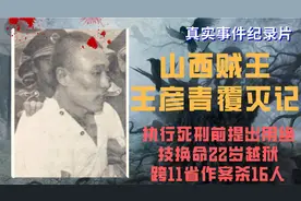 山西贼王王彦青，执行前提出用绝技换命，最终潦倒收尾 ，纪录片