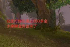 魔兽世界怀旧服：拍卖行售价高达800多金，小德赚金机会来了