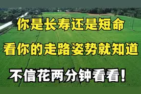 你是长寿还是短命，看你的走路姿势就知道，不信花两分钟看看！视频封面