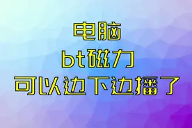 日常分享实用又好玩的网站，今天电脑端的磁力资源可以边下边播啦视频封面