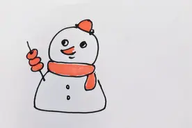 小雪人简笔画 天越来越冷 小雪人也开始吃糖葫芦了视频封面