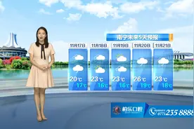 今晚弱冷空气由北向南影响我市，全市阴天有小雨，气温略有下降视频封面