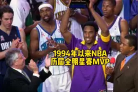 1994年中央电视台转播NBA以来历届全明星MVP视频封面