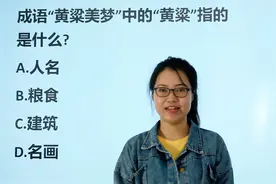 成语“黄粱美梦”中的“黄粱”指的是什么？易错题，正确率低