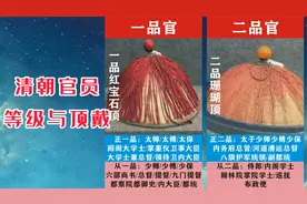 清朝官员品级与职位以及官帽，县令正七品冠戴纯金顶！视频封面
