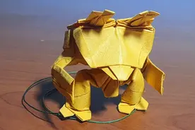 教你折纸战斗机器人2.0，难度有点高，适合折纸高手挑战！