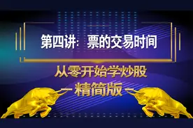 第四讲:股票的交易时间视频封面