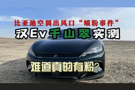 比亚迪空调“喷粉事件”，小迪用千山翠进行了实测，大家来看看吧视频封面