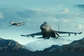 这才叫空战大片，歼11执行驱离任务遭萨姆导弹锁定，全程惊险！视频封面