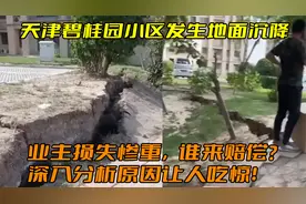 天津碧桂园发生地面沉降，业主损失惨重谁来赔偿？原因让人吃惊！视频封面