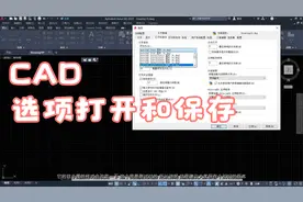 006.CAD选项打开和保存