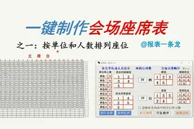一键制作会场座席表（之一）政府、组织部门、大企事业单位的法宝视频封面