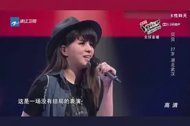 好声音：贝贝翻唱汪峰《花火》，超强爆发力震全场，原唱都服了！