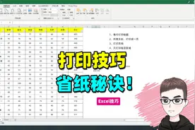 Excel技巧：办公打印必学的4个技巧，省纸秘诀！
