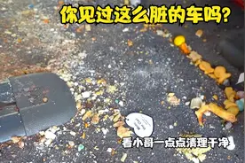 清理一辆脏到爆的车，过程十分解压，最后确定不是换了辆车？