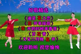 《油菜花之恋》《花开来接我》《百花香》《又见三月桃花开》视频封面