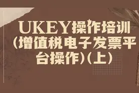 UKEY操作培训（增值税电子发票平台操作）（上）【转载】视频封面