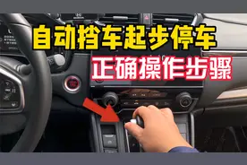 开自动挡车正确起步和停车步骤，老司机演示给你看，新手多学学