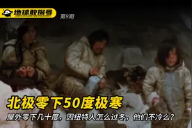 北极零下50度极寒，因纽特人怎么过冬，他们不冷么？视频封面