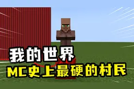 我的世界：MC史上最硬的村民？TNT再多都只能给他挠痒痒