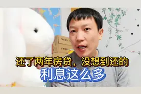 北漂夫妻还贷2年，提前还贷20万后，发现还的本金利息差别这么大视频封面