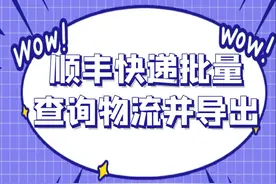 超简单的顺丰快递查询方法 支持一键导出视频封面