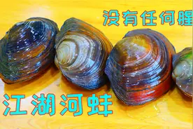 河蚌很多人只会炖汤，难怪总是有腥味不好吃，这个江湖炒法才叫香