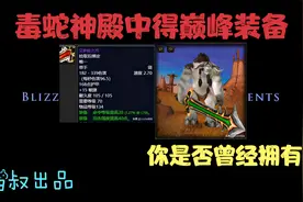 魔兽世界：毒蛇神殿装备大盘点，第一件竟因外观而备受玩家追捧！