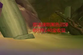 魔兽世界怀旧服：双法速刷黑色沼泽，8分钟140金收益