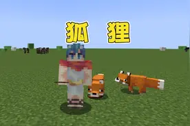我的世界小知识：狐狸其实可以驯服，能帮我们打怪还会嘤嘤叫！
