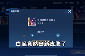 白起竟然出新皮肤了，实战试玩打野白起，太好玩了！