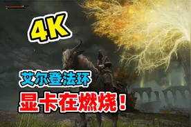 太震撼！4K下的《艾尔登法环》，弥漫着金钱的味道！视频封面