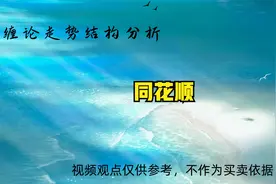 同花顺走势结构分析 3.23