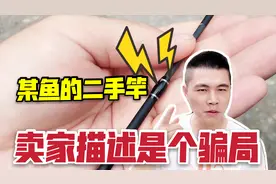 闲鱼比拼多多的鱼竿还便宜？忍不住买了一根！到货后不敢带回家视频封面