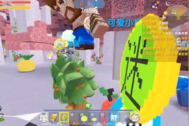 迷你世界：水果躲猫猫半仙找到绝佳藏身点，野人轮流经过都没发现