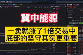 冀中能源：老手也打脸一卖就涨了1倍多，底部的坚守其实更重要视频封面
