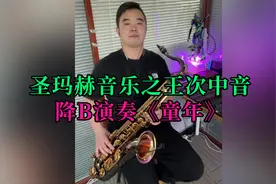 萨克斯演奏《童年》欢快的节奏，瞬间回忆起无忧无虑的童年时光视频封面