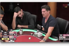 德州扑克 Hustler完整牌局—盖哥，Andy，Art，Nick(1106)-03