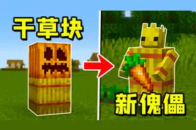 我的世界：稻草块也能做傀儡了？种田帮手 全新傀儡！