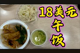 美国纽约，打工妹生活困难，发了工资，一花18美元，吃家乡美食视频封面