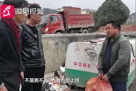 男子捡垃圾混日子？ 原因让人泪目 网友：真男人！