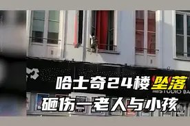 24楼坠落一条哈士奇！砸伤一老人与小孩 伤者多处骨折视频封面