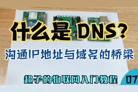 什么是DNS？IP地址和域名之间的桥梁，玩转物联网开发必备知识点视频封面