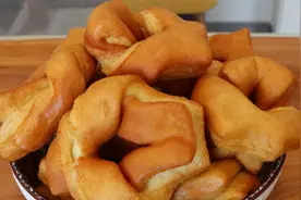 糖麻叶家乡的味道，蓬松柔软不油腻，孩子大人都喜欢