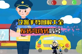 左转弯待转&最新交警手势图解&答题技巧&第四集@驾考全面通