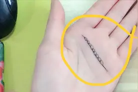 感情线呈链条状的人，通常比较自私，婚后易出轨