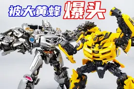 被大黄蜂爆头的炮灰来了！变形金刚NA声波-刘哥模玩视频封面
